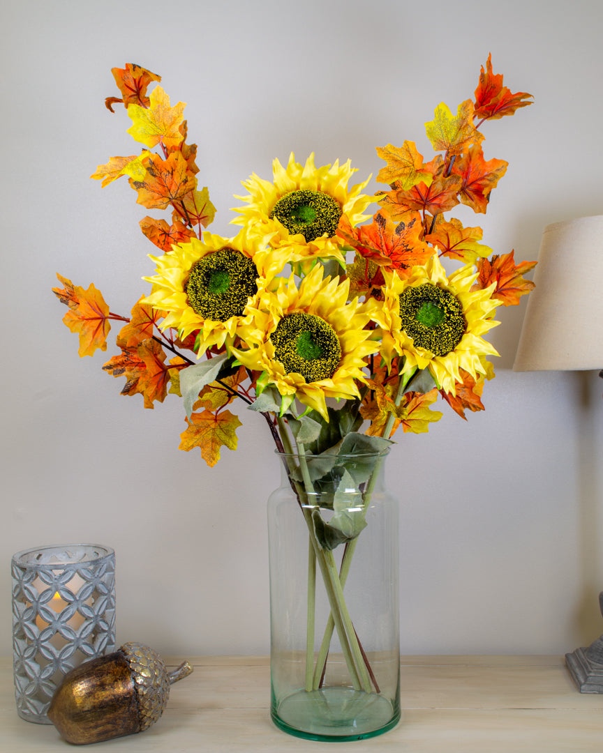 Large Yellow Sunflower Stem