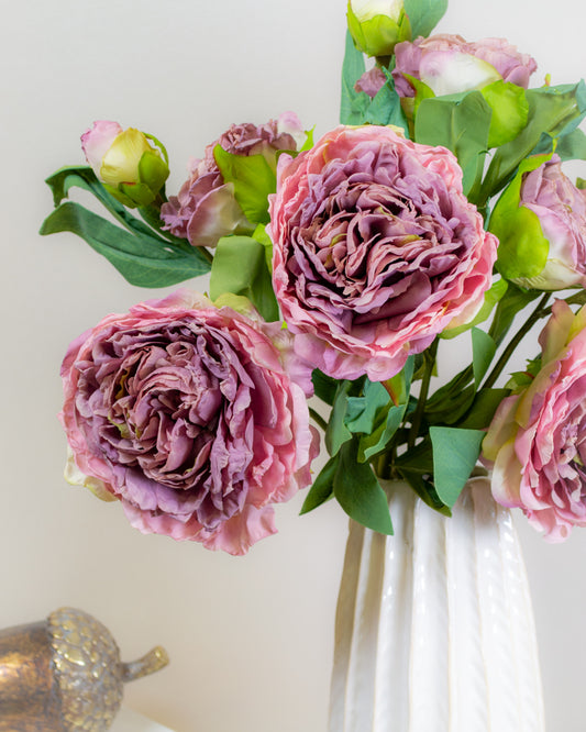 Mauve Dried Touch Peony