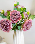 Load image into Gallery viewer, Mauve Dried Touch Peony
