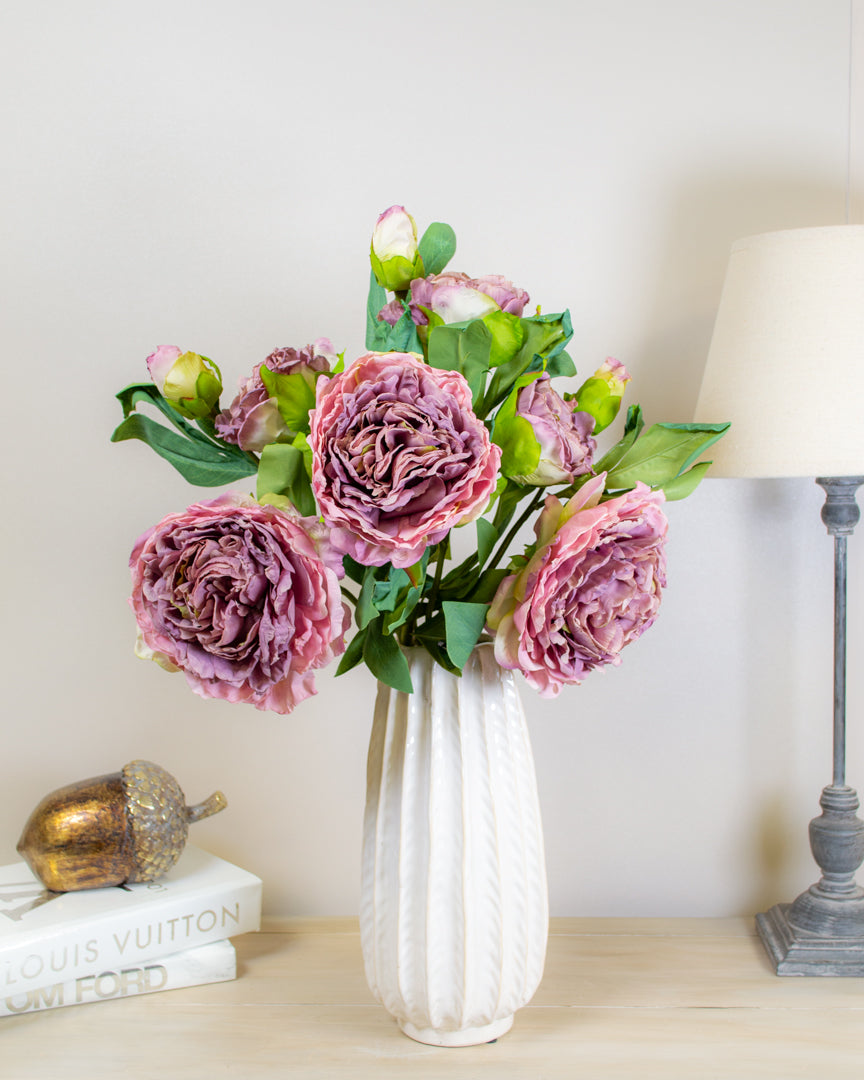 Mauve Dried Touch Peony