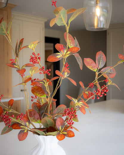 Autumn Berry Leaf Stem