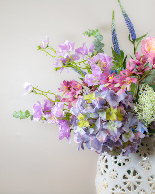 Luxury Meadow Bouquet & Vase Bundle