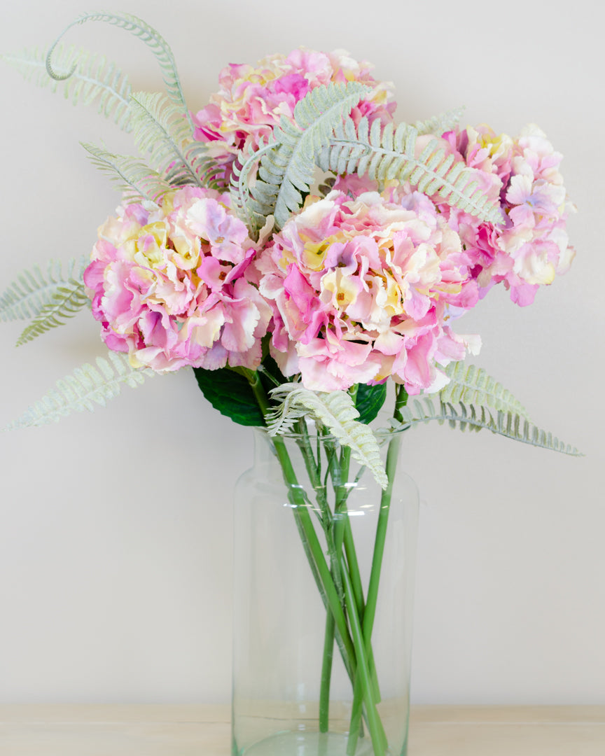 Pink/Lilac Hydrangea Stem