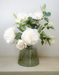 Load image into Gallery viewer, Ivory Hillary Peony Spray
