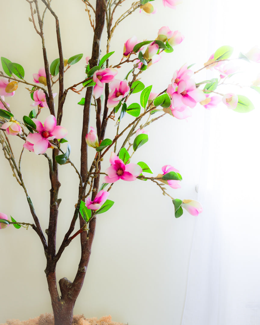 Artificial Pink Magnolia Tree