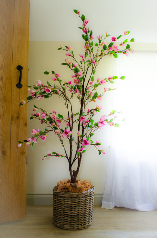 Artificial Pink Magnolia Tree