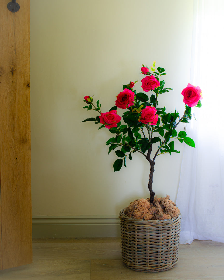 Artificial Rose Tree - Magenta