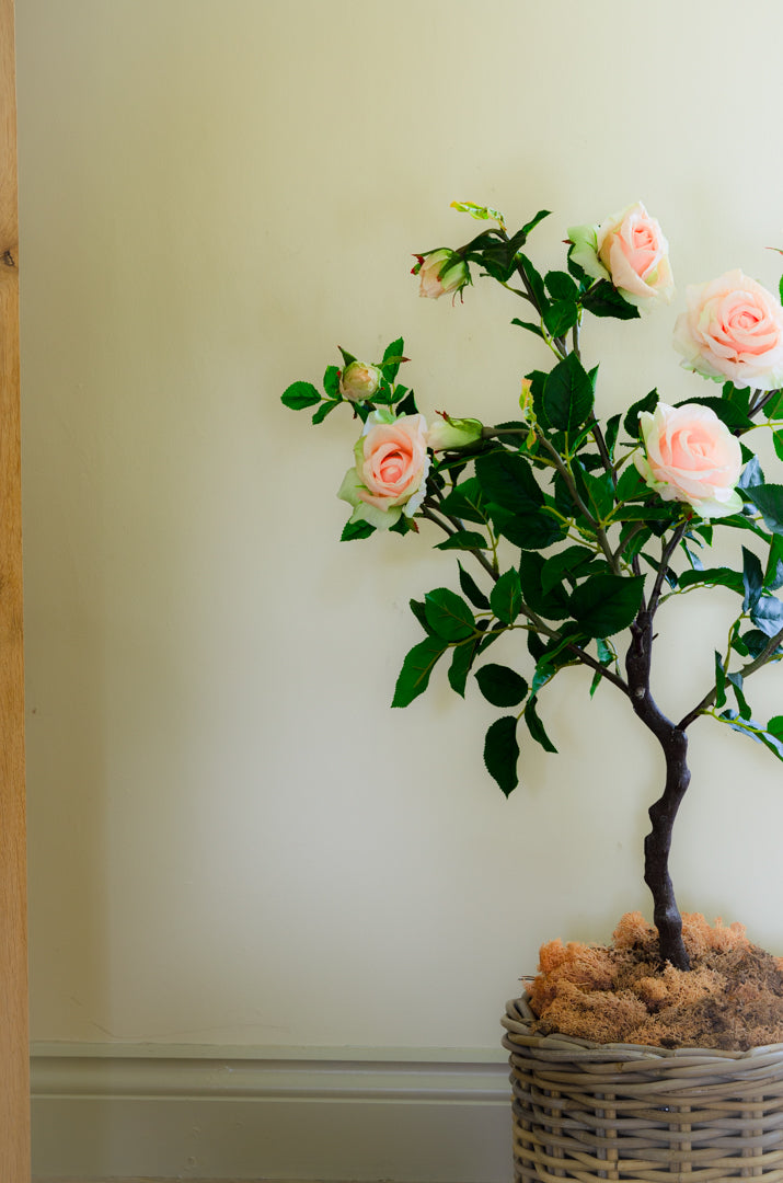 Artificial Rose Tree - Peach