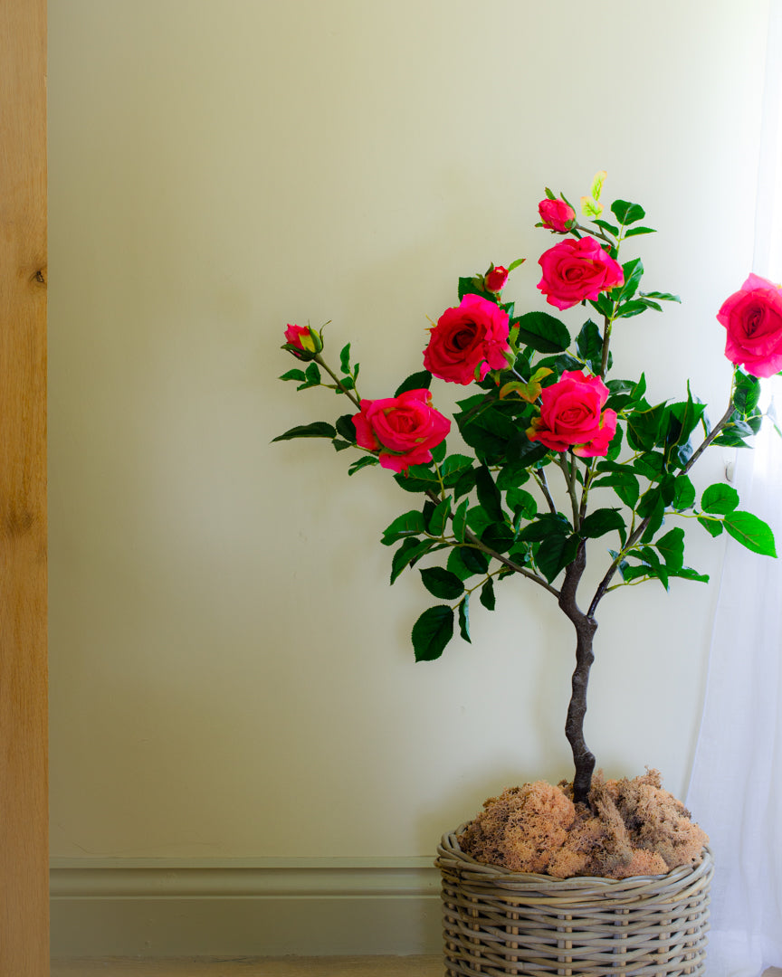 Artificial Rose Tree - Magenta