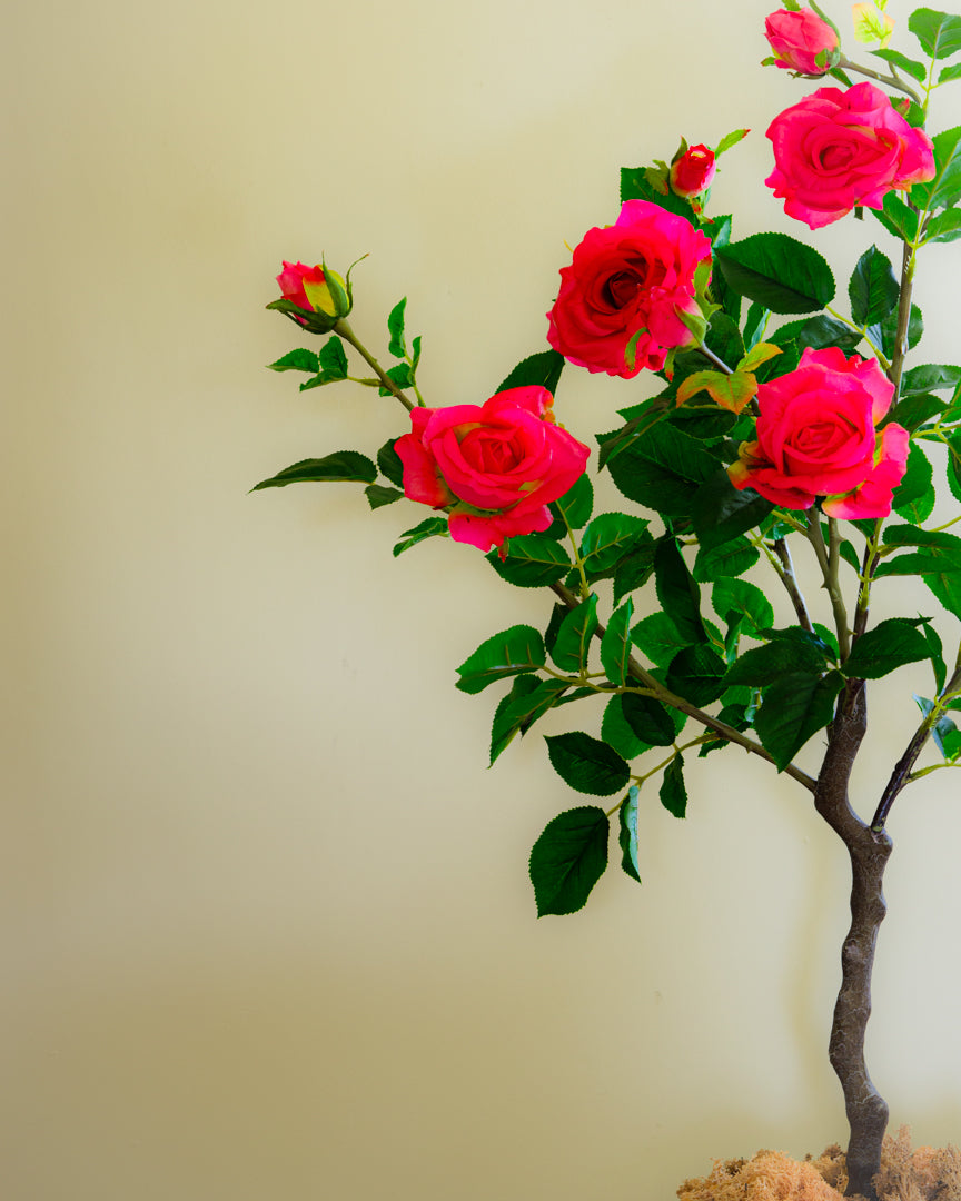 Artificial Rose Tree - Magenta