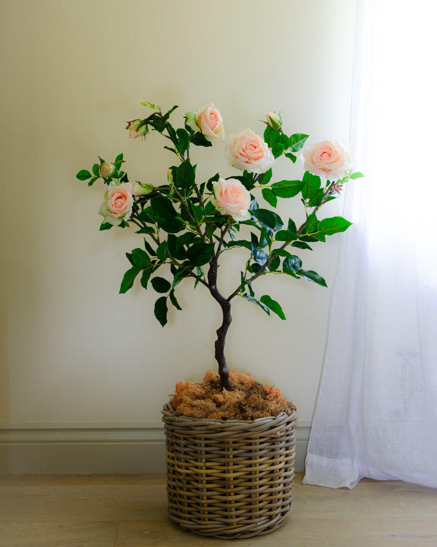 Artificial Rose Tree - Peach