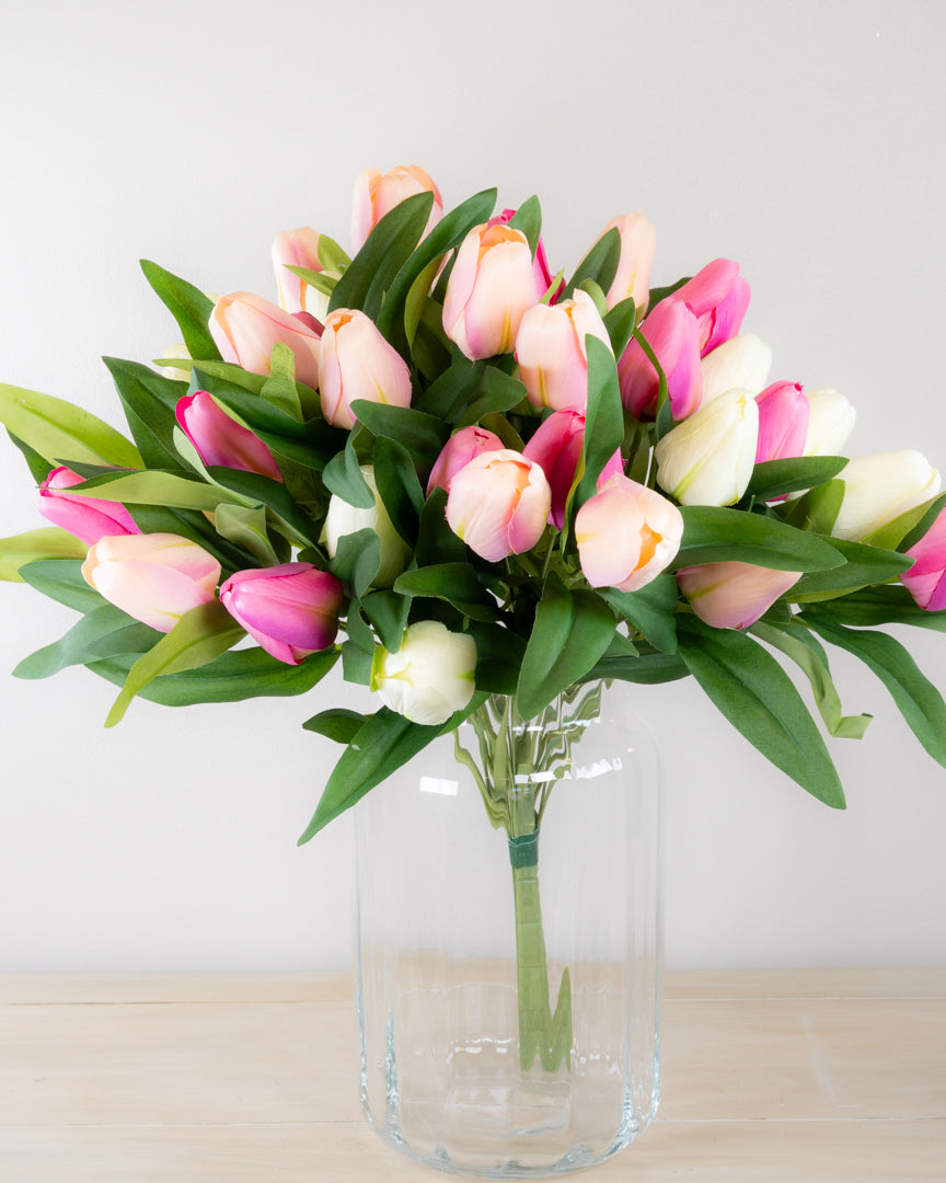 Large Tulip Posy - Pinks