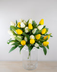 Load image into Gallery viewer, Large Tulip Posy - Yellow & Cream
