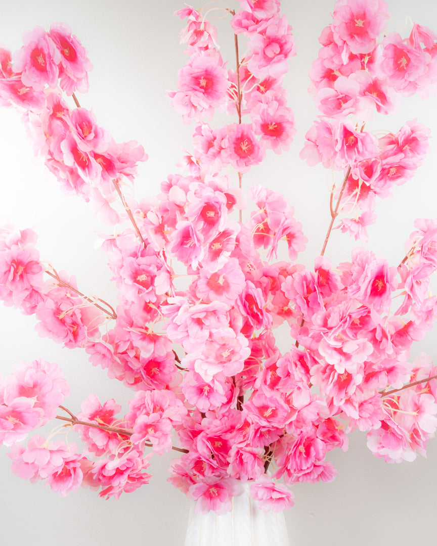 Pink Blossom Spray - Set of Three