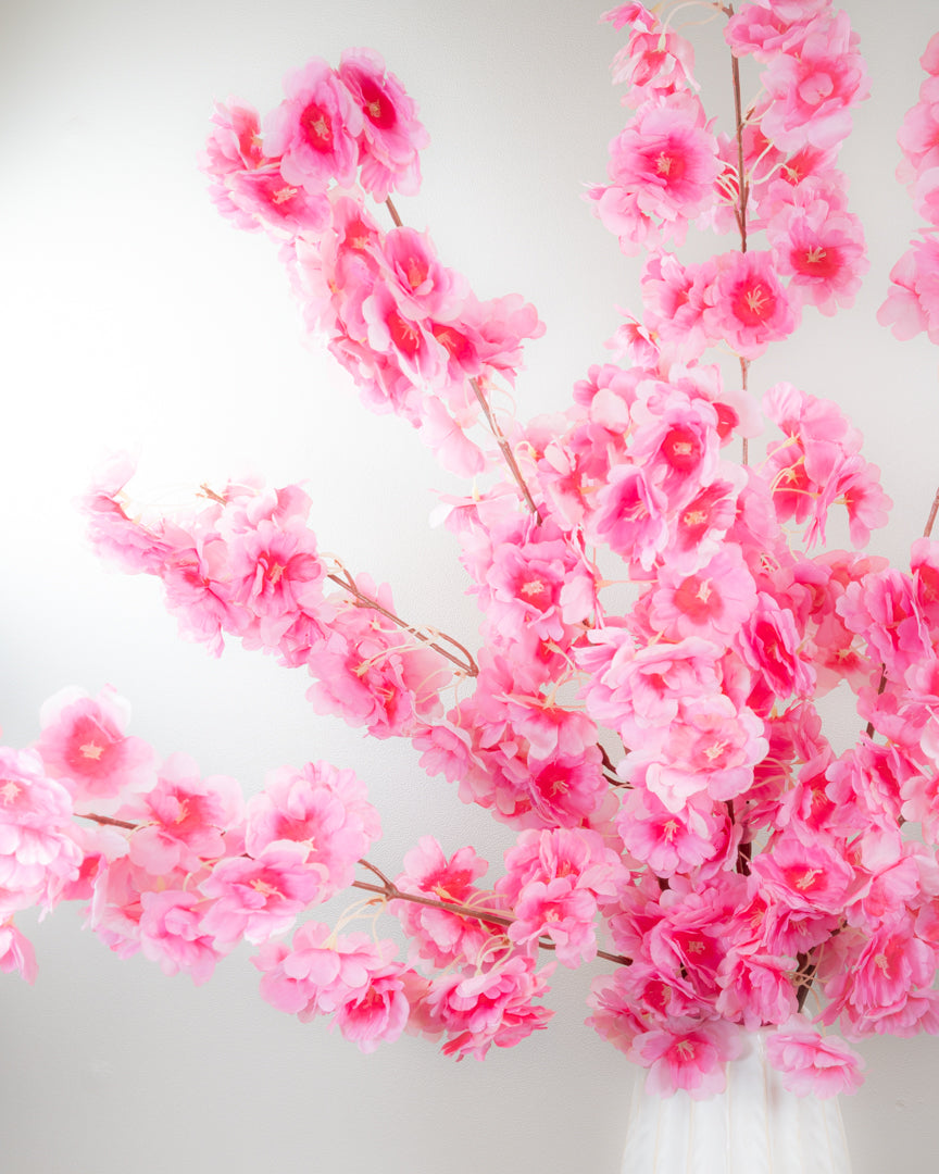 Pink Blossom Spray - Set of Three