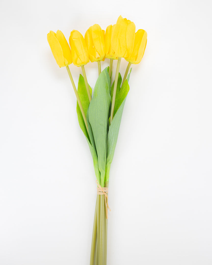 Small Handtie Tulip Bunch - Yellow