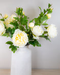 Load image into Gallery viewer, Large Peony Spray (5 x flower heads) Cream
