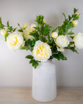 Load image into Gallery viewer, Large Peony Spray (5 x flower heads) Cream
