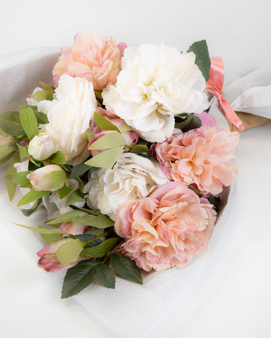 Pink & Cream Peony Bouquet