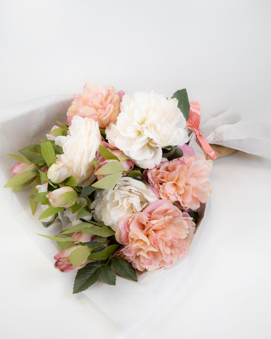 Pink & Cream Peony Bouquet