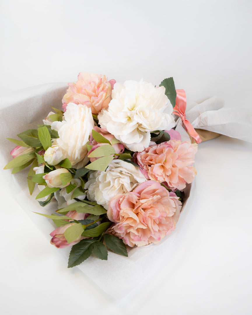 Pink & Cream Peony Bouquet