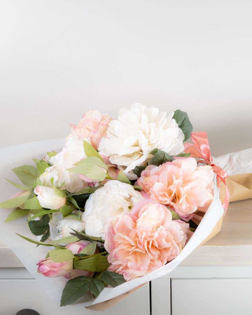 Pink & Cream Peony Bouquet