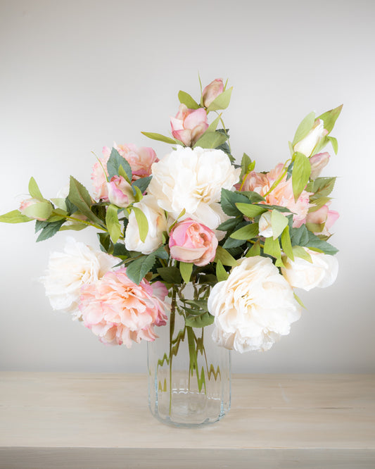 Pink & Cream Peony Bouquet