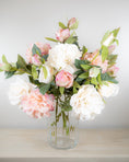 Load image into Gallery viewer, Pink & Cream Peony Bouquet
