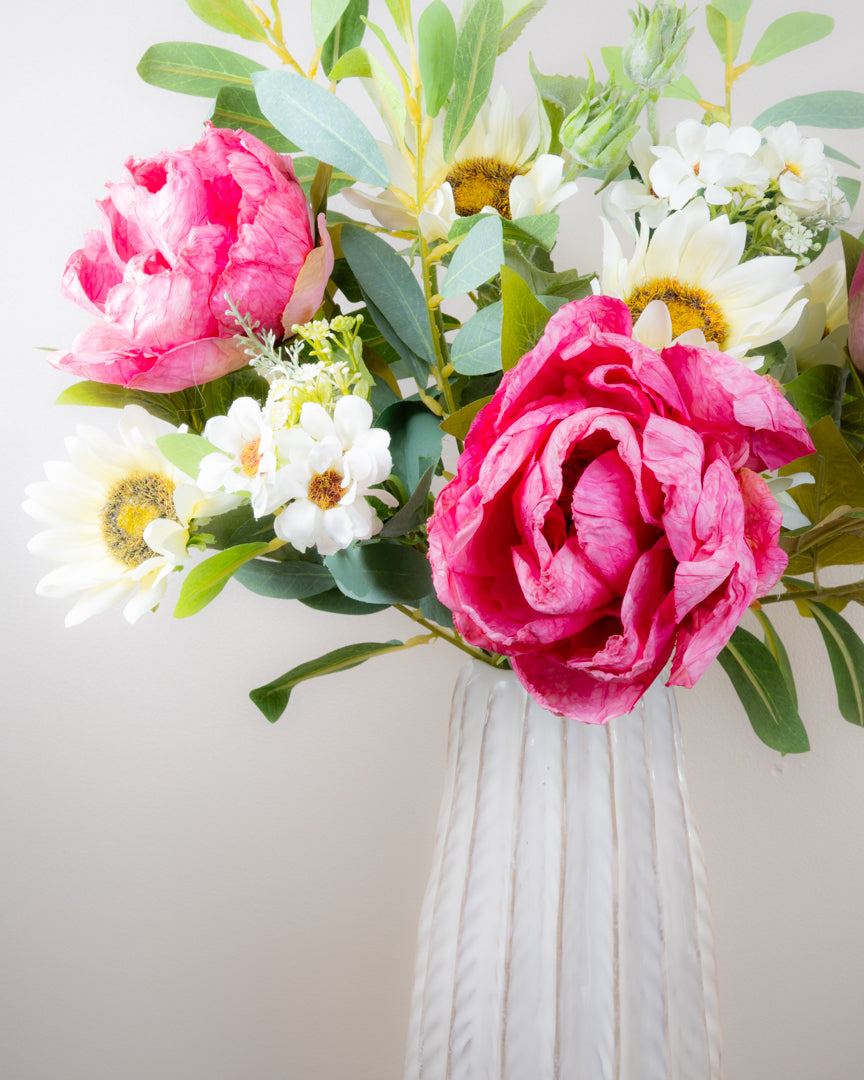 Summer Peony & Sunflower Bouquet