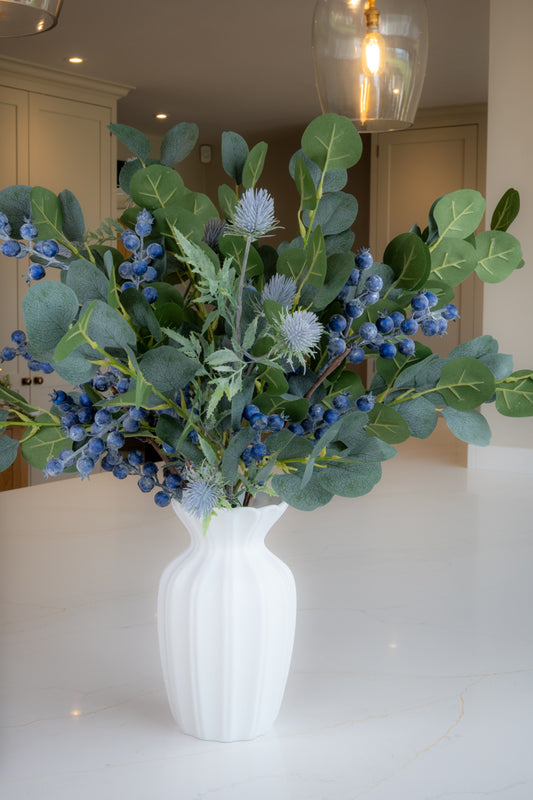 Winter Eucalyptus & Blueberry Bouquet