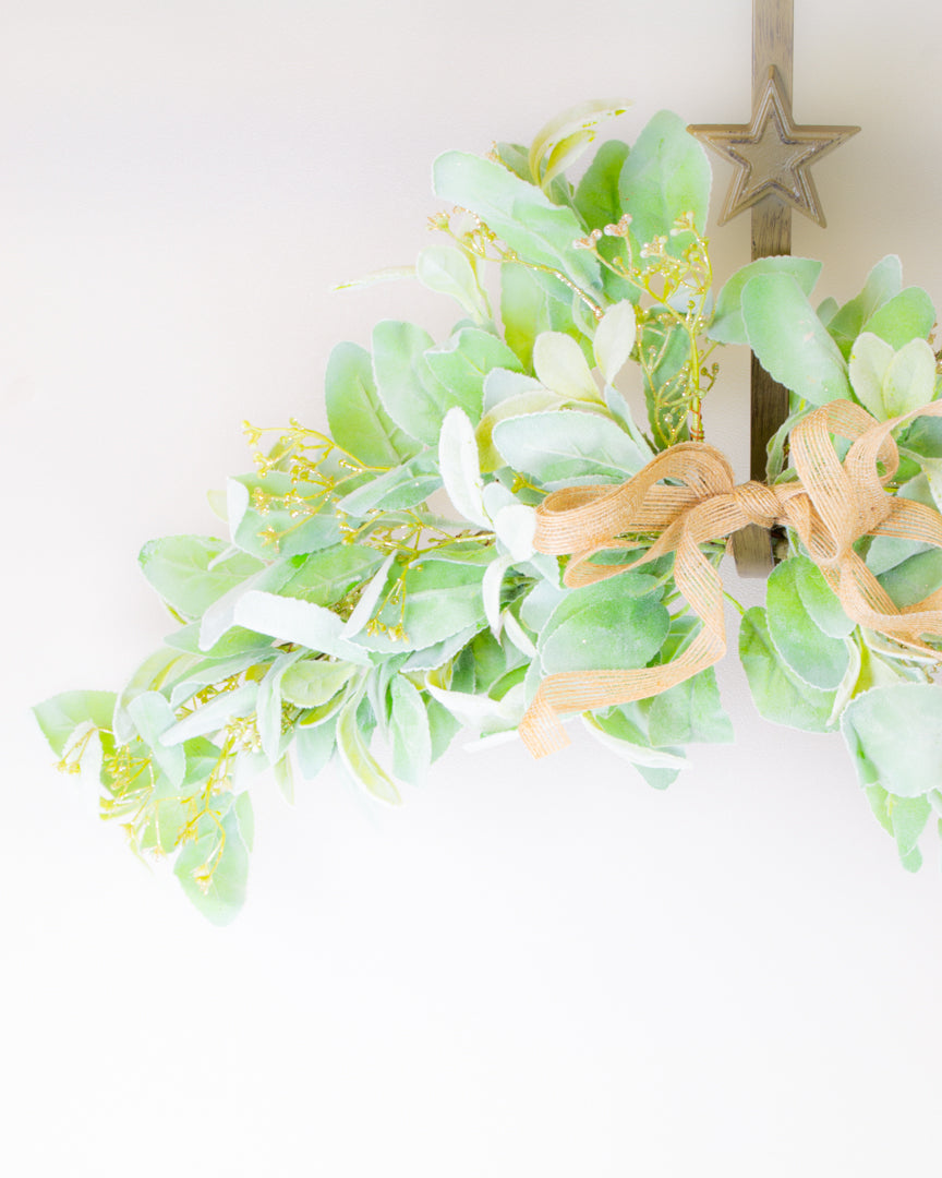 Lambs Ear & Wax Flower Hanger