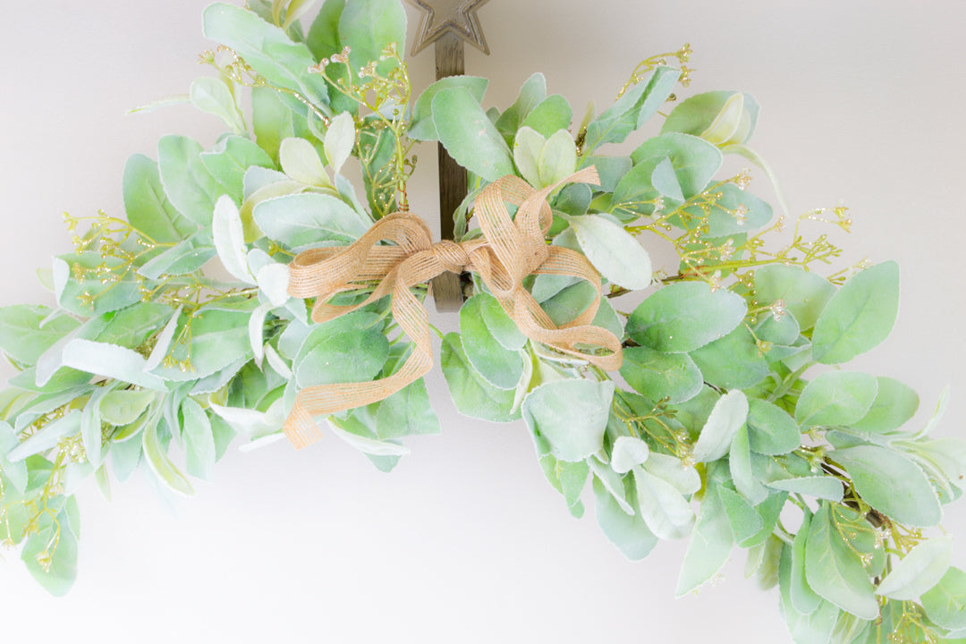 Lambs Ear & Wax Flower Hanger