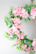 Load image into Gallery viewer, Pink Hydrangea Wreath
