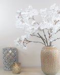 Load image into Gallery viewer, Frosted White Blossom Spray
