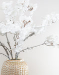 Load image into Gallery viewer, Frosted White Blossom Spray
