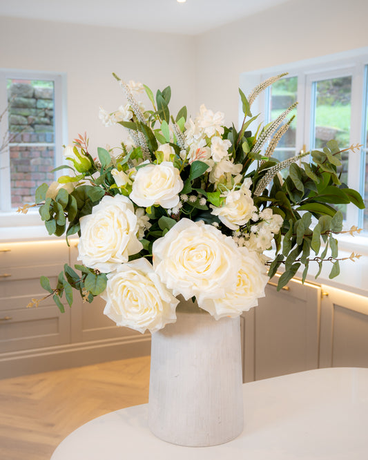 Luxury White & Green Bouquet