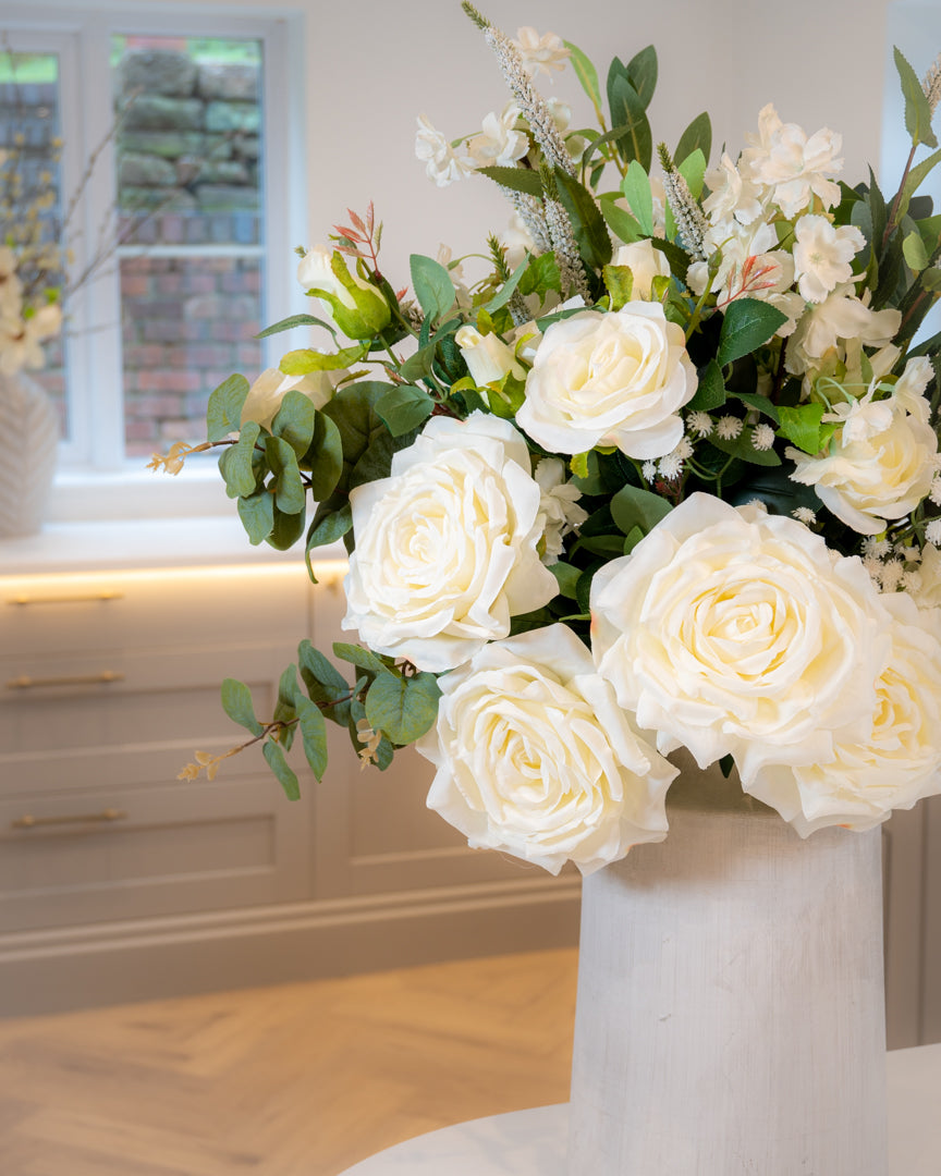 Luxury White & Green Bouquet