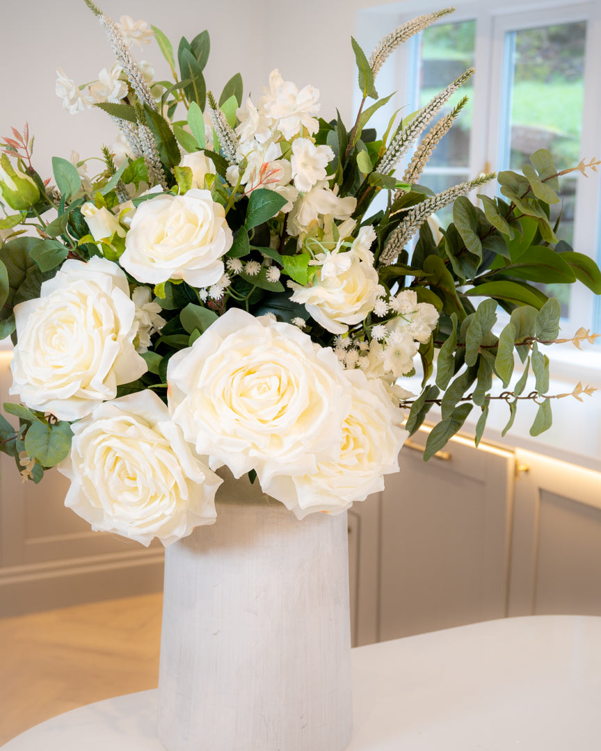 Luxury White & Green Bouquet