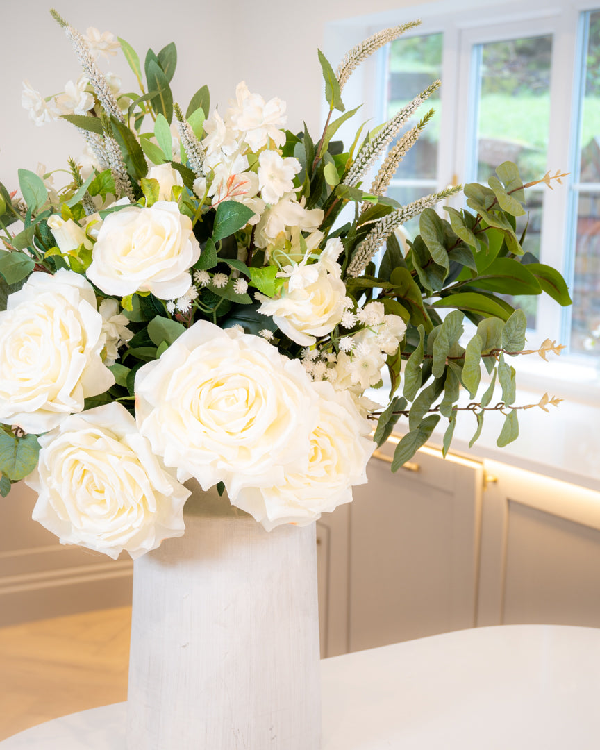 Luxury White & Green Bouquet