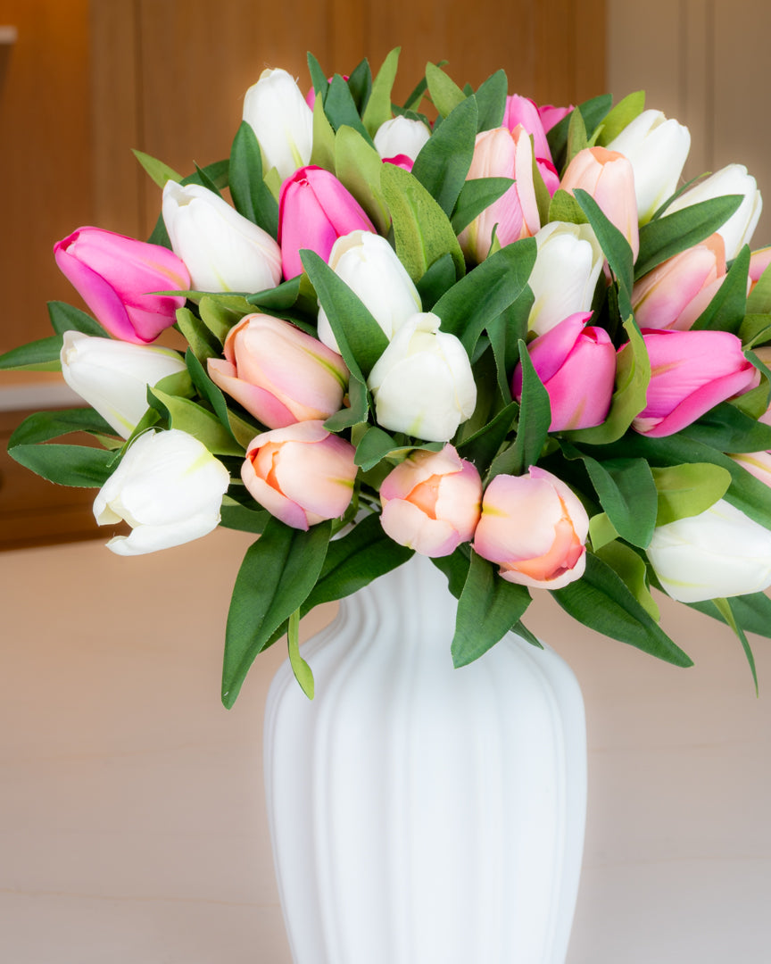 Large Tulip Posy - Pinks