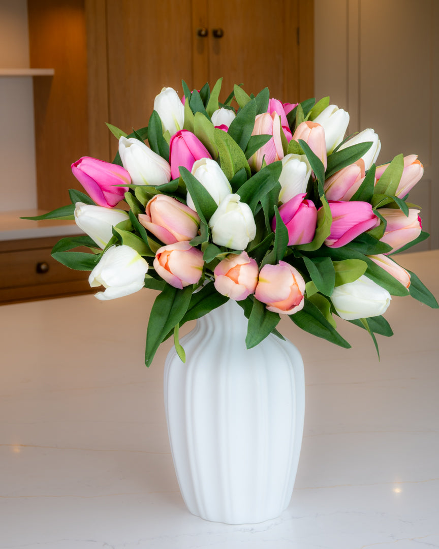 Large Tulip Posy - Pinks