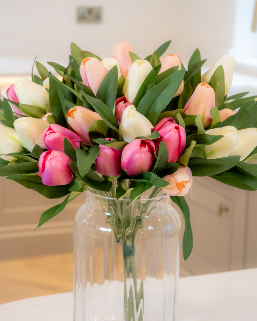 Large Tulip Posy - Pinks