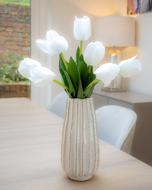 White Tulip Bunch (set of 7)