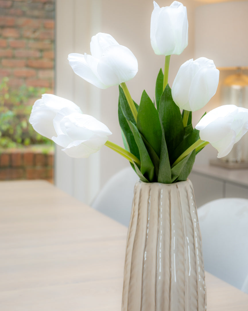 White Tulip Bunch (set of 7)