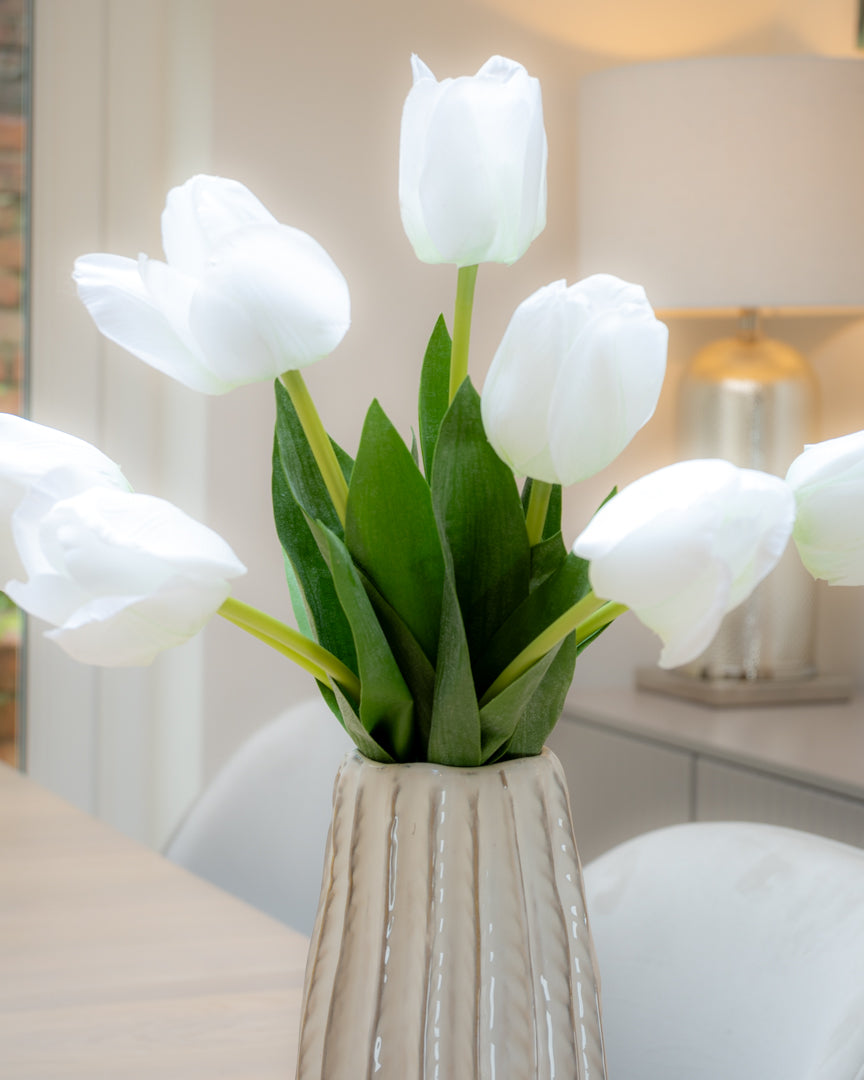 White Tulip Bunch (set of 7)