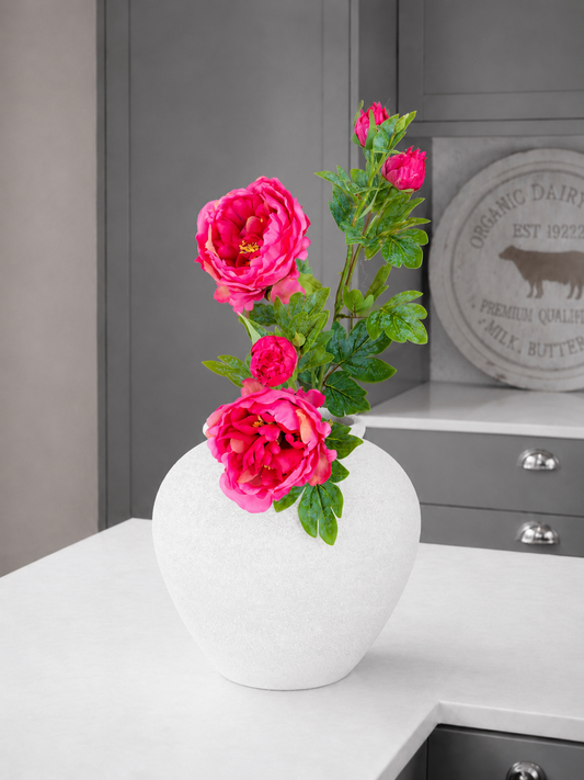Large Peony Spray - Pink