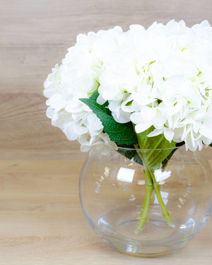 White Hydrangea Fishbowl