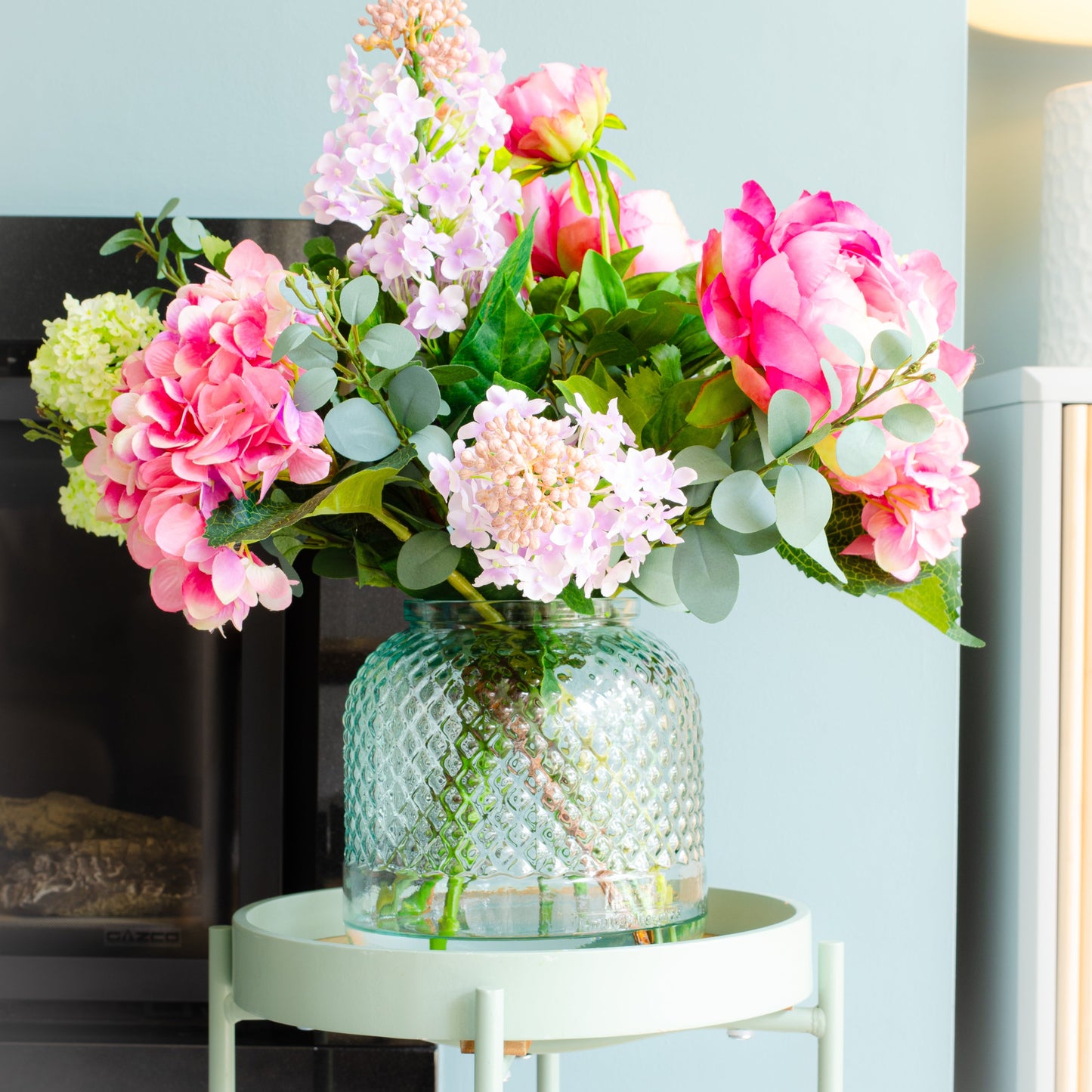 English Peony Garden in Vase