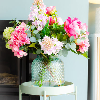 English Peony Garden in Vase