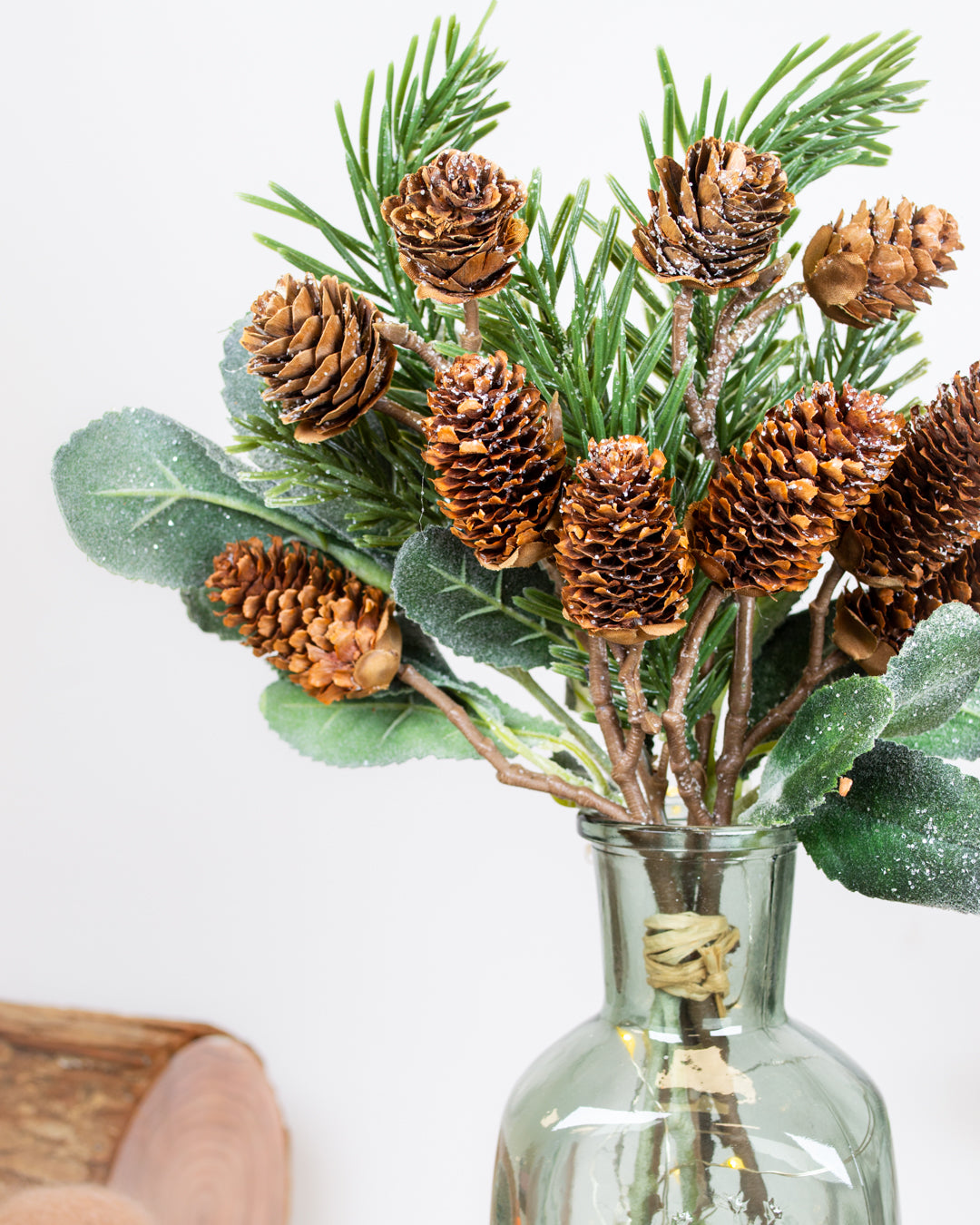 Eucalyptus & Pinecone Posy